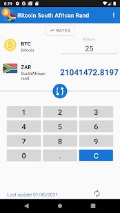 BTC/ZAR: Convert Bitcoin (BTC) to South African Rand (ZAR).